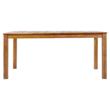 TOPMAX Patio 5pcs Wooden Dining Table Set HouseOfZazla