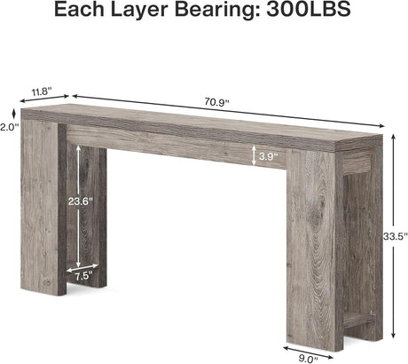 Wood Entryway Console Table, Console Table, Side Table HouseOfZazla