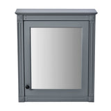 Wall Mounted Bathroom Storage Cabinet With Mirror, Medicine Cabinet With Height Adjustable Shelf