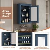 Wall Mounted Bathroom Storage Medicine Cabinet For Over Toilet With Mirror