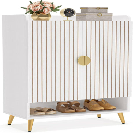 Shoe Cabinet With Doors, 7 Tier Storage Organizer HouseOfZazla