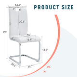 Bow Shaped Chairs, Ergonomic Design, Non Slip Base