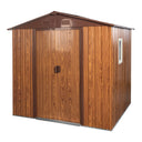 Outdoor Metal Storage Shed With Floor Base HouseOfZazla