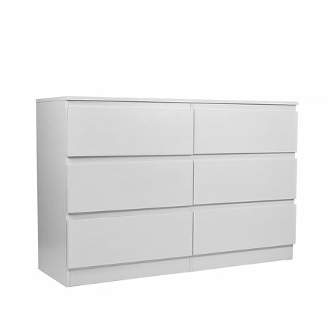 6 Drawer Dresser With Spacious Countertop And Concealed Handles HouseOfZazla