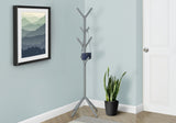 Coat Rack, Hall Tree, Freestanding, 8 Hooks, Entryway, Contemporary & Modern