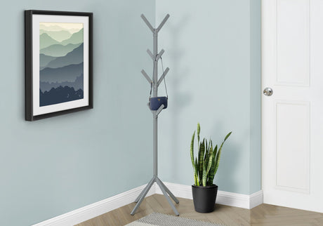 Coat Rack, Hall Tree, Freestanding, 8 Hooks, Entryway, Contemporary & Modern HouseOfZazla