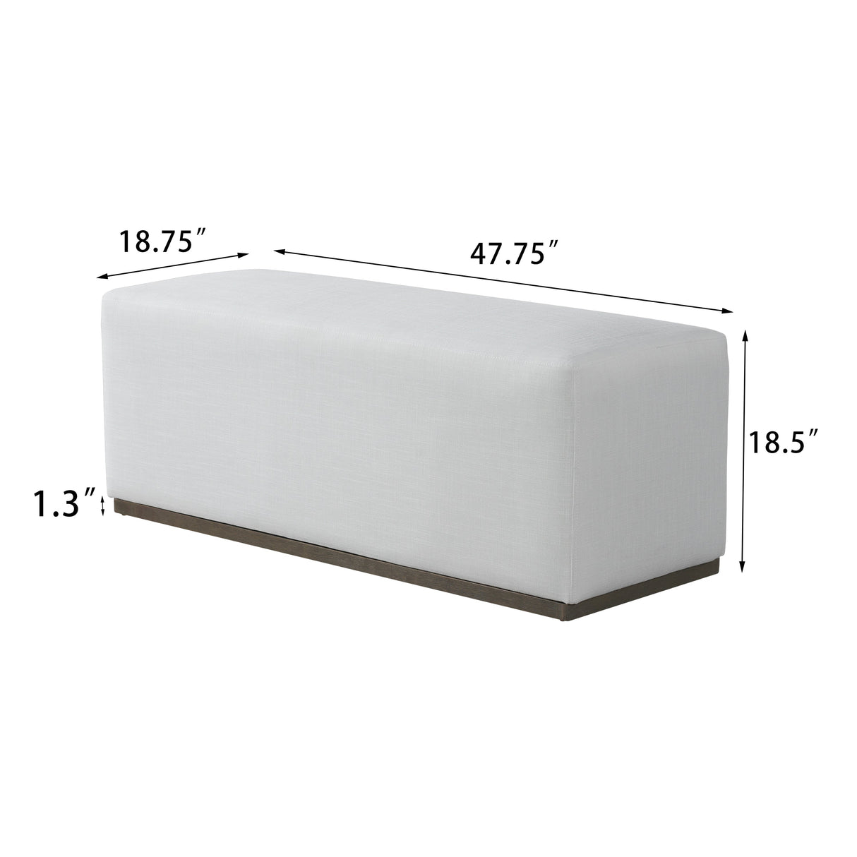 Simple and Elegant Footstool Bench
