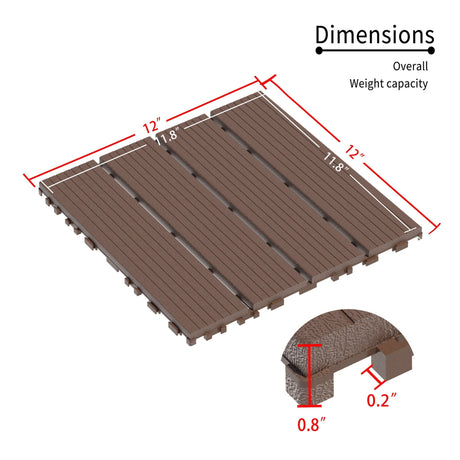 Interlocking Deck Tiles 44 Pack HouseOfZazla
