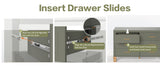 6-Drawer Double Dresser in Olive