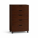 Modern 5 Drawer Dresser With Wheels HouseOfZazla