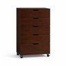 Modern 5 Drawer Dresser With Wheels HouseOfZazla