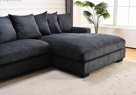 Luxe - Oversized 2 Piece Sectional Couches For Living Room, L Shaped Sofa With Chaise HouseOfZazla