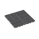 Plastic Interlocking Deck Tiles Patio Deck Tiles Waterproof Outdoor Use HouseOfZazla