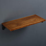 (47" Lx14 W) Industrial Rustic Folding Wall Mounted Workbench Drop Leaf Table, Dining Table Desk, Pine Wood Wall Mounted Bar Tables,Workbench,Study Tianman