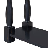 TREXM 63" Long Console Table with Drawers and Shelf