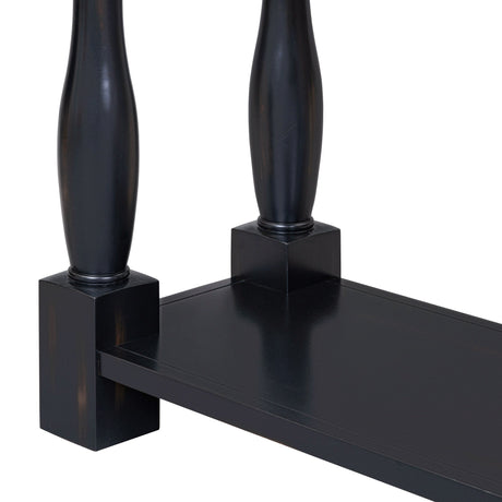 TREXM 63" Long Console Table with Drawers and Shelf HouseOfZazla