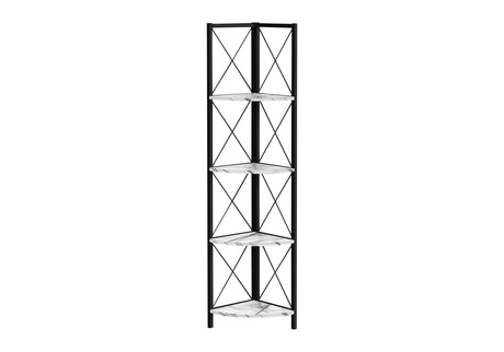 4-Tier Corner Bookshelf Etagere for Home Office HouseOfZazla