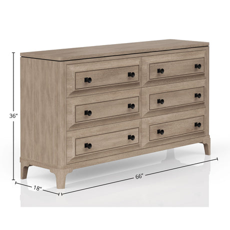 Queen Canopy Bedroom Set With A 2 Drawer Nightstand A Dresser With Poster Mirror And A Door Chest - Sand HouseOfZazla