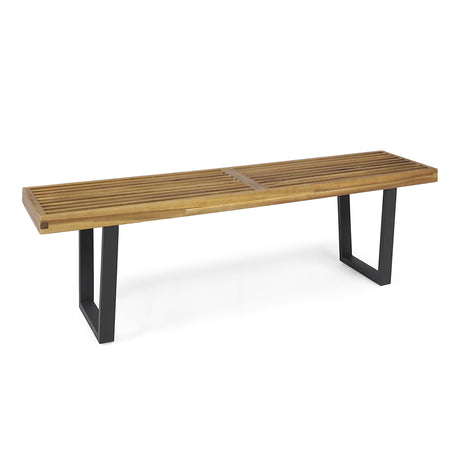 Intrinsic Outdoor Dining Bench With Slat Top HouseOfZazla