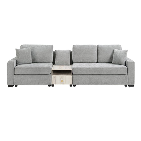 Modular Sofa Couch With Storage Armrest And Center Console HouseOfZazla