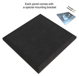 (4 Pack) Sound Absorption-Diffuse Acoustic Panel «Wave» for rec.studio | Wood laminated: (Sonoma) UA-acoustics