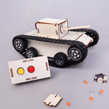 Remote-Controlled Tank DIY Kit, Educational STEM Toy Kitsville
