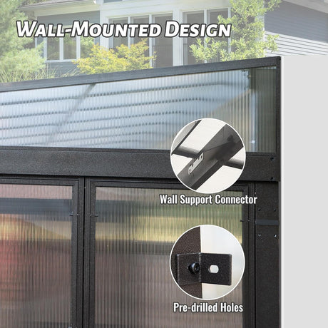 12x16FT All Season Sunroom with Detachable Polycarbonate Windows HouseOfZazla