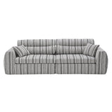 3 Seater, Couch With Throw Pillows For Living Room