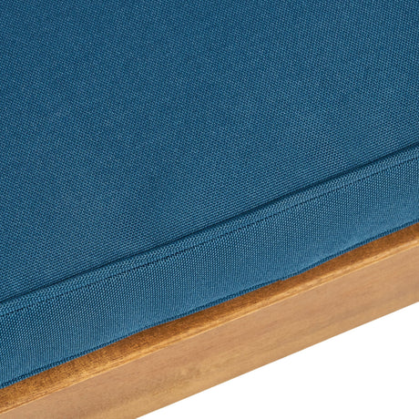 Perla Dining Chair 2pcs with Blue Cushions HouseOfZazla