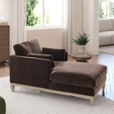 Knox - Modern Farmhouse Chaise Lounge Chair HouseOfZazla