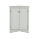 Triangle Bathroom Storage Cabinet With Adjustable Shelves, Freestanding Floor Cabinet For Home Kitchen HouseOfZazla