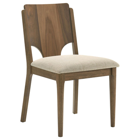 Graham - 7 Piece Rectangular Dining Table Set - Walnut HouseOfZazla
