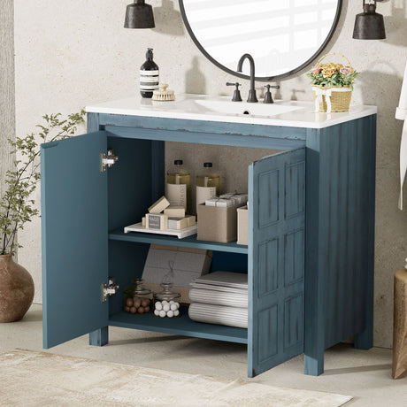 Bathroom Vanity Organizer With Sink, Combo Cabinet Set, Bathroom Storage Cabinet HouseOfZazla
