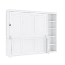 Sturdy Murphy Bed With Desk And Bookshelf HouseOfZazla