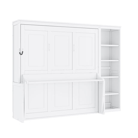 Sturdy Murphy Bed With Desk And Bookshelf HouseOfZazla