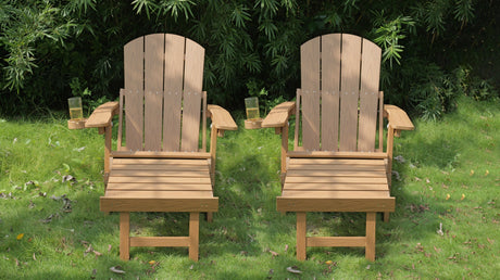 2-Piece All-Season Outdoor Lounge Chairs For Patio Leisure & Garden Relaxation Moments HouseOfZazla