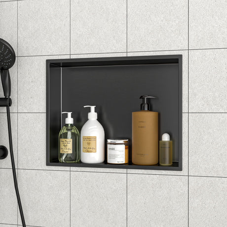 Stainless Steel Shower Niche With Seamless Design For Bathroom Storage HouseOfZazla