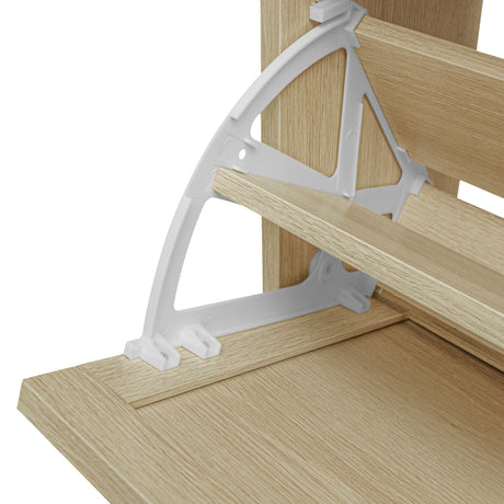Modern Rattan 3 Door Shoe Rack Cabinet for Entryway HouseOfZazla