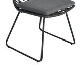 DEJA Chair 2PCS with 2 Cushions, Gray