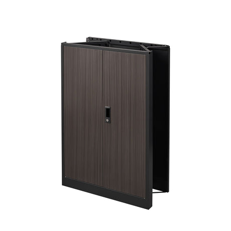 Metal Storage Cabinet With Locking Doors And Adjustable Shelf, Folding Filing Storage Cabinet, Folding Storage Locker Cabinet For Home Office, School, Garage HouseOfZazla