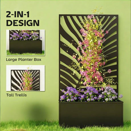 Freestanding Plant Bed, Wall Mounted Flower Bed, Raised Garden Bed HouseOfZazla