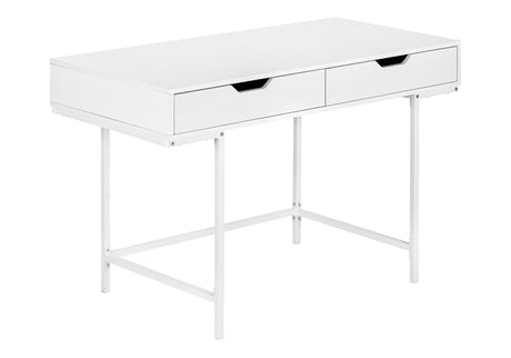 Computer Desk For Home Office, Storage Drawers, Marble Look Contemporary & Modern HouseOfZazla