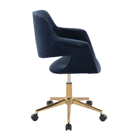 Vintage Flair - Mid Century Modern Office Chair HouseOfZazla