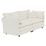 Sofa Set of 2 Chenille Couch, 2+3 Seater Sofa Set Deep Seat Sofa