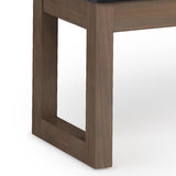 Milltown Large Ottoman Bench - Midnight Black