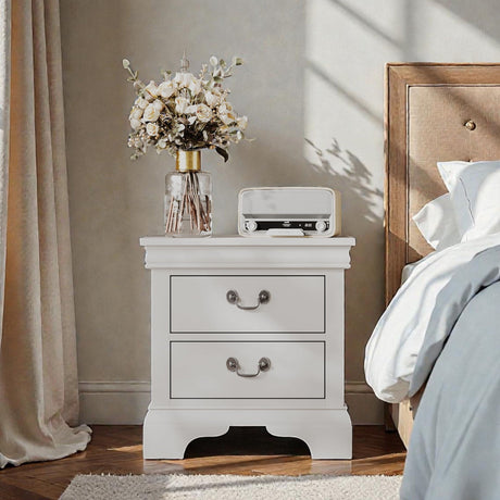 Nightstand With 2 Drawers HouseOfZazla