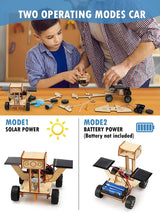 5 in 1 Model Car Kits, STEM Projects 3D Wooden Puzzles, Educational Science Experiment Building Set, DIY STEM Solar Toys WoodArtSupply