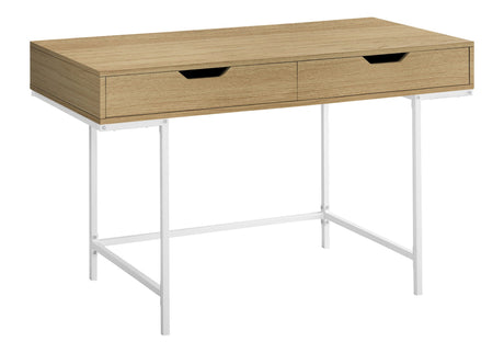 Computer Desk For Home Office, Storage Drawers, Marble Look Contemporary & Modern HouseOfZazla
