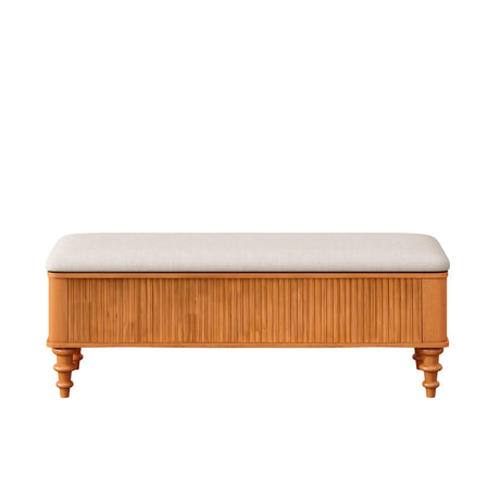 50.8-Inch Multi-Functional Storage Ottoman Bench HouseOfZazla
