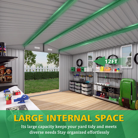 Outdoor Storage Shed With Lockable Doors HouseOfZazla